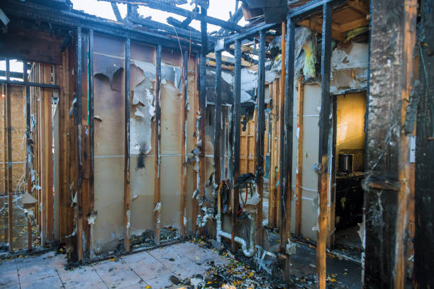Professional Fire Damage Repair technician working in Dover, TN